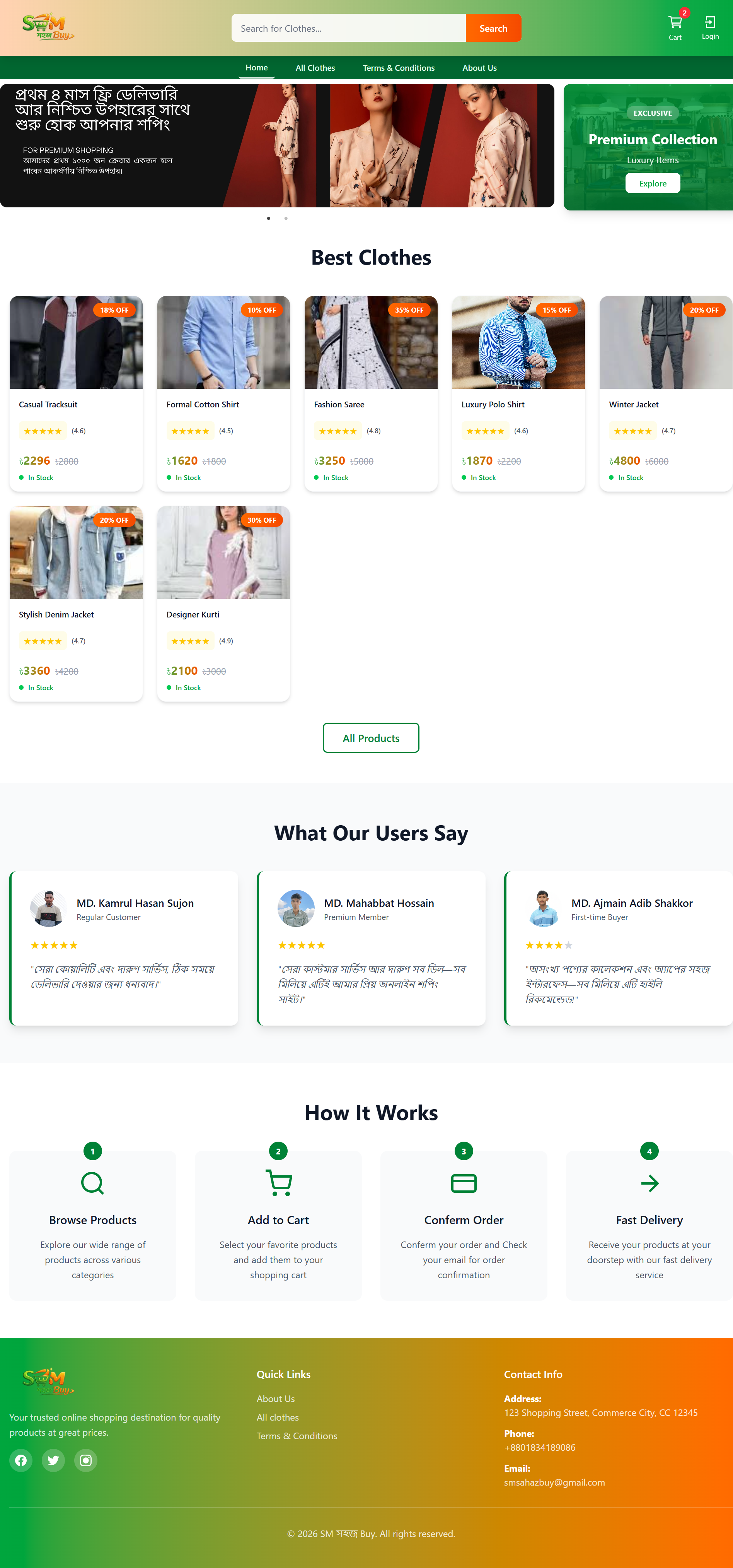 AS Everything Shop – Clothing eCommerce Platform